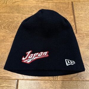 World Baseball Classic Team Japan Black New Era Knit Beanie Collector’s Item